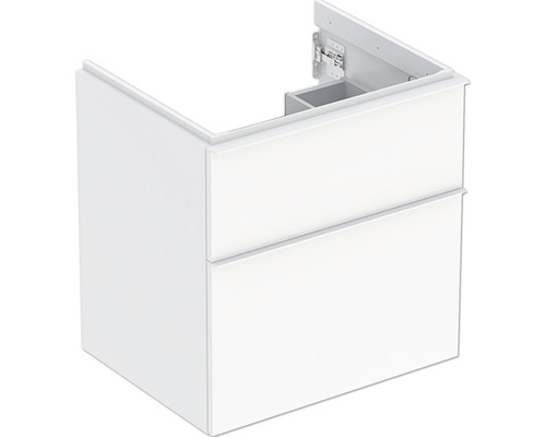 Meuble sous-vasque GEBERIT iCon couleur de façade blanc mat 59,2 x 61,5 x 47,6 cm