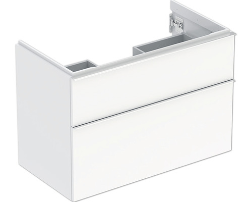 Meuble sous-vasque GEBERIT iCon couleur de façade blanc brillant 88,8 x 61,5 x 47,6 cm