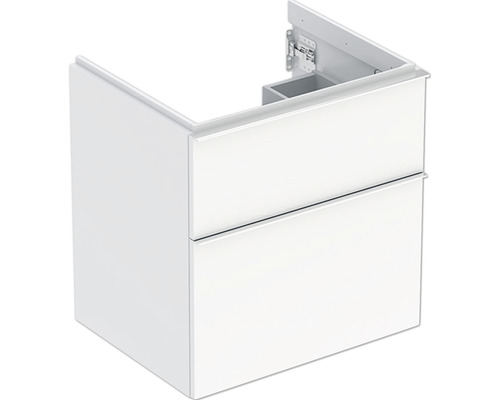 Waschtischunterschrank GEBERIT iCon Frontfarbe weiss hochglanz BxHxT 59,2 x 61,5 x 47,6 cm 502.303.01.2