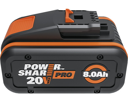Batterie Worx Power Share Pro 20 volts avec 8.0 ampères-heures