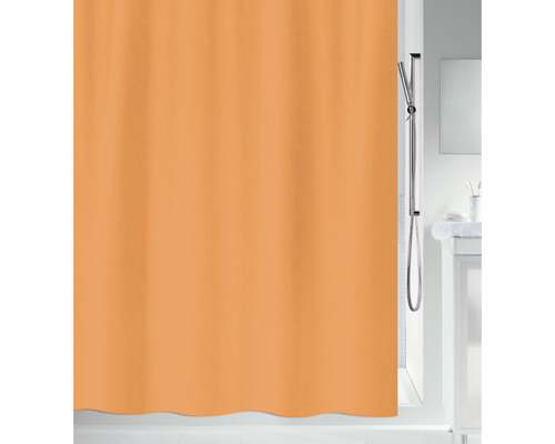 spirella Textilduschvorhang Primo Orange 180 cm x 180 cm 10.20142