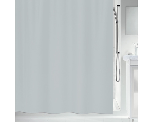 Rideau de douche spirella Primo Manhattan gris 180 cm x 200 cm 10.27941