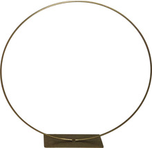 Anneau métallique avec socle pour décoration