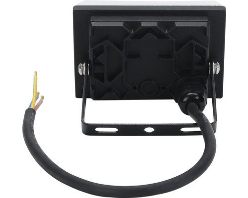 Arrière d''un projecteur LED avec câble