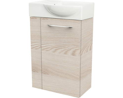 Meuble sous-lavabo avec une porte et lavabo