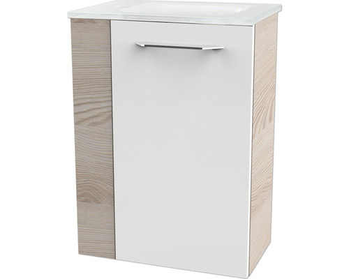 Waschtischunterschrank mit einer Tür und einer Ablagefläche