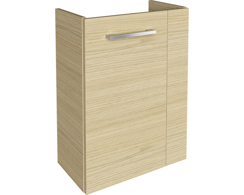 Meuble sous-vasque FACKELMANN Small Bathroom Collection chêne sablé BxHxT 44x60x24,3 cm à gauche