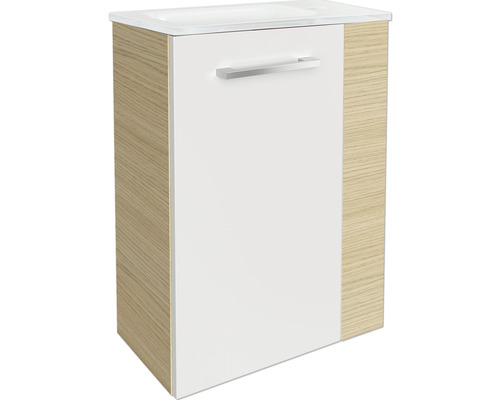 Meuble sous-lavabo avec porte et poignée