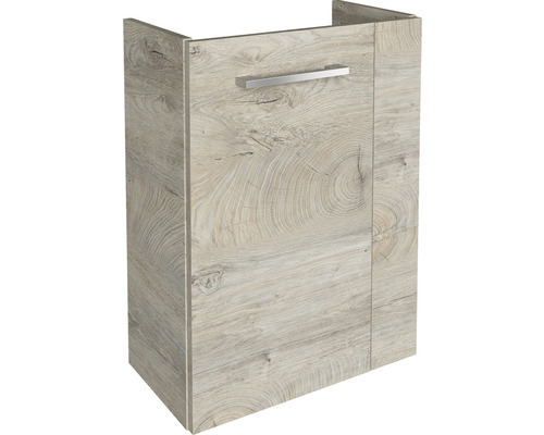 Waschtischunterschrank FACKELMANN Small Bathroom Collection nature-oak BxHxT 44x60x24,3 cm links