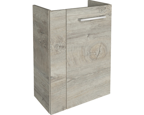 Waschtischunterschrank FACKELMANN Small Bathroom Collection nature-oak BxHxT 44x60x24,3 cm rechts