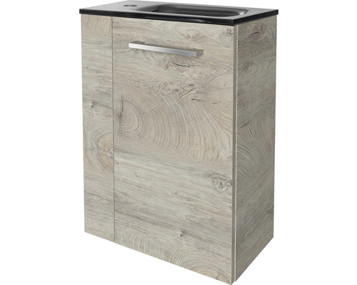 Meuble sous-vasque avec porte et poignée