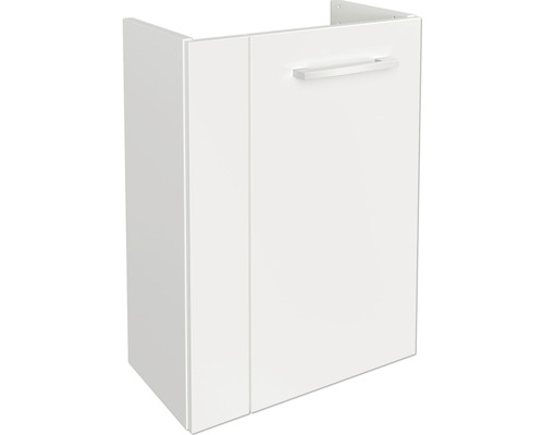 Weißer Waschbeckenunterschrank mit Griff