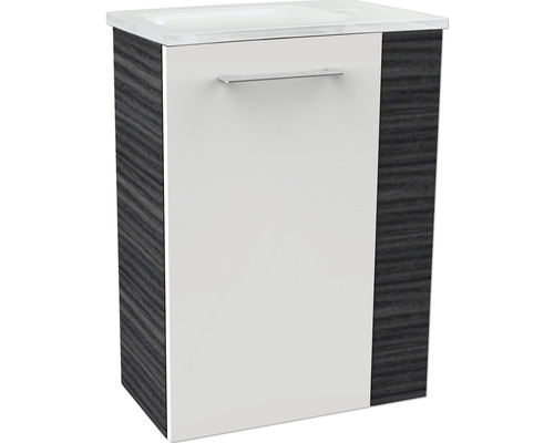 Waschtischunterschrank mit einer Tür und einem Griff