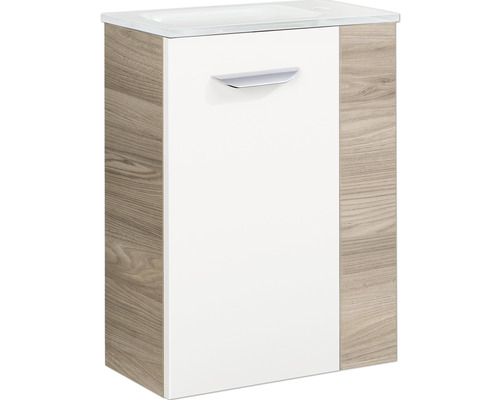 Waschtischunterschrank mit Schublade und Holzoptik