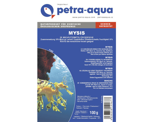 Nourriture surgelée Mysis 7 crevettes sachet de 100 g