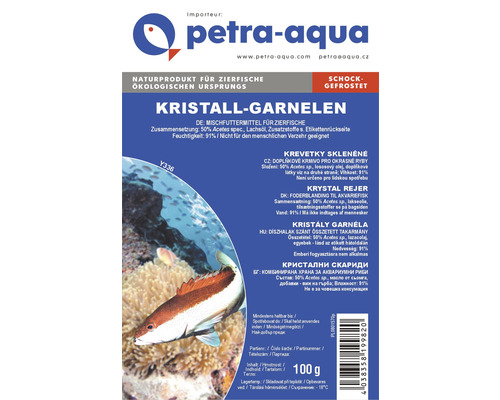 Nourriture surgelée Kristall mélange de crevettes, sachet de 100 g