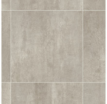 PVC-Boden Hyper Fliesenoptik dunkelbeige FB585 Fliesen 33x33 cm 400 cm breit (Meterware)