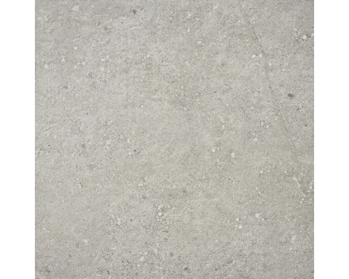 Terrassenplatte Feinsteinzeug Rock Grey rektifizierte Kante 60 x 60 x 2 cm Graue Bodenfliese mit Steinoptik