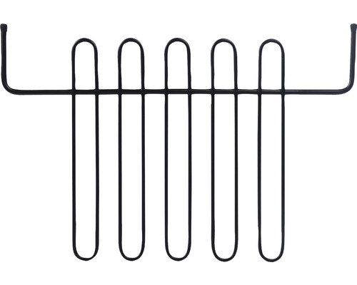 Handtuchhalter aus Metall mit fünf Stangen zur Wandmontage