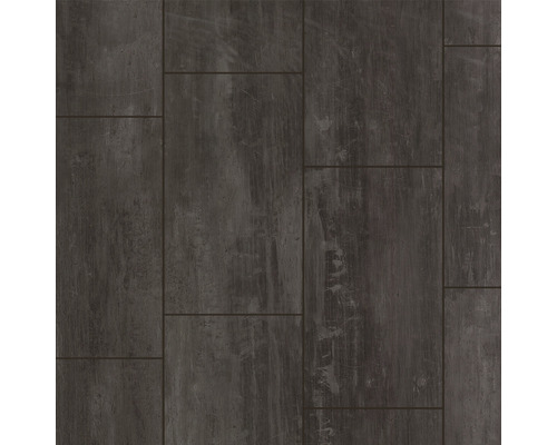 Carrelage vinyle Dryback Macau gris foncé à coller 300x600x2 mm