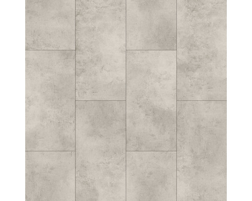 Carrelage vinyle Tonga Limore gris clair autocollant 300x600x2 mm