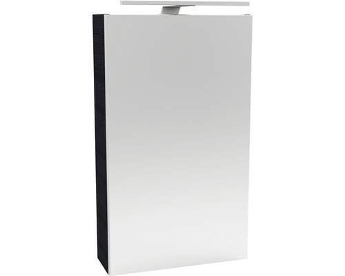 Armoire de toilette FACKELMANN Small Bathroom Collection LED lxhxp 40x68x15.3 cm dark oak