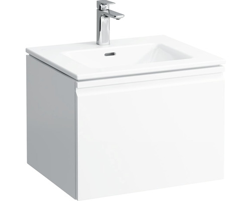 Lavabo avec meuble bas LAUFEN PRO S-60 600x500x460 mm blanc brillant H8609614751041