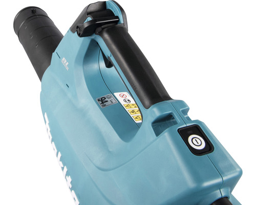 Vue détaillée du souffleur de feuilles sans fil Makita