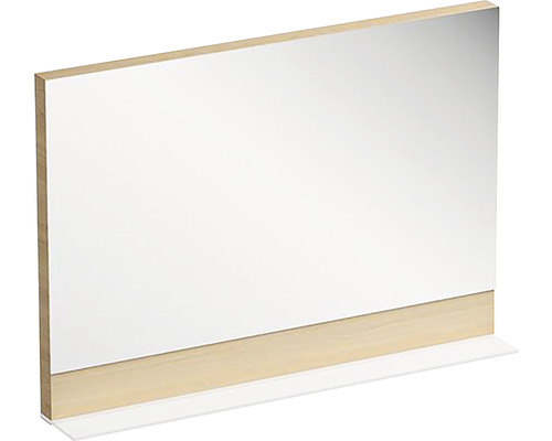 Miroir de salle de bains avec tablette RAVAK Formy lxhxé 120x71x15 cm chêne Miroir rectangulaire avec tablette