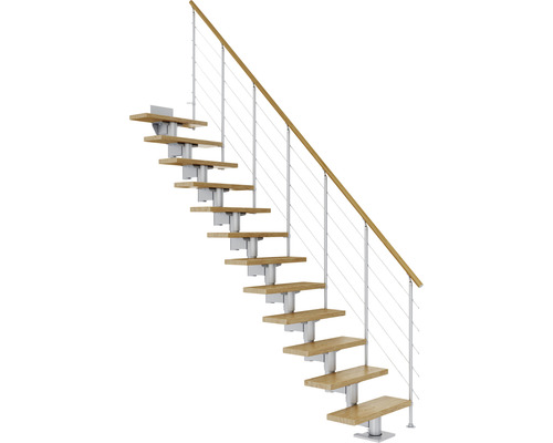 Pertura Mittelholmtreppe Chiron perlgrau 75 cm Relinggeländer Eiche Leimholz Lackiert 13 Stück Stufen - 14 Steigungen Pertura Mittelholmtreppe Chiron perlgrau 75 cm Relinggeländer Eiche Leimholz Lackiert 13 Stück Stufen - 14 Steigungen