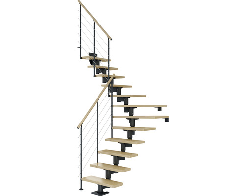 Pertura Mittelholmtreppe Chiron anthrazit 75 cm Relinggeländer Ahorn Leimholz Lackiert 13 Stück Stufen - 14 Steigungen Pertura Mittelholmtreppe Chiron anthrazit 75 cm Relinggeländer Ahorn Leimholz Lackiert 13 Stück Stufen - 14 Steigungen