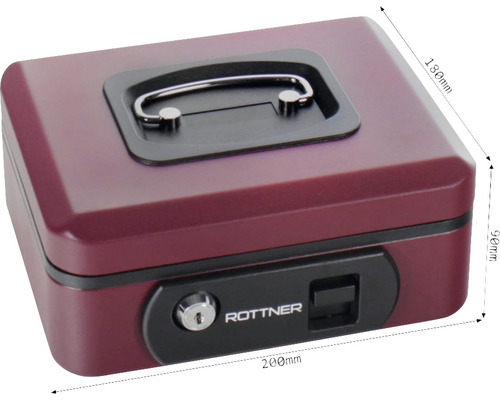 Rottner Geldkassette Pro Box One Berry