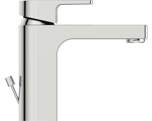 Robinet de lavabo avec bec droit et levier latéral