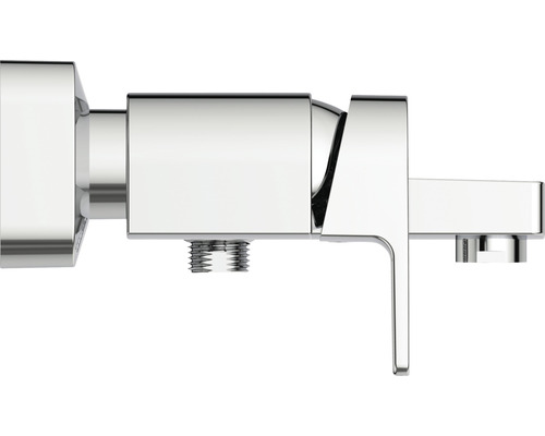 Robinet de lavabo chromé pour montage mural