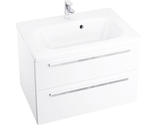 Meuble sous-vasque RAVAK SD Chrome II lxhxp 60x50x49 cm blanc