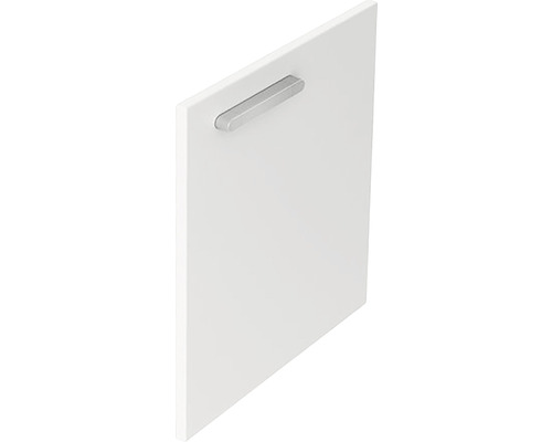 Porte avant droite RAVAK Chrome lxhxp 47x40x1,6 cm blanc haute brillance