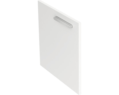 Porte avant gauche RAVAK Chrome lxhxp 47x40x1,6 cm blanc haute brillance