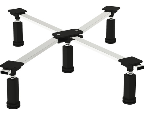 Waschmaschinenuntergestell mit vier Füßen und stabilen Streben