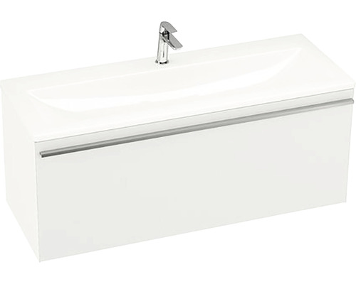 Meuble sous-vasque RAVAK SD Clear lxhxp 100x40x38 cm blanc haute brillance