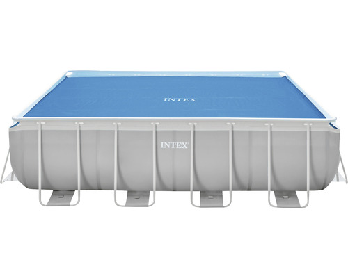 Bâche solaire pour piscine Intex 488x244 cm bleu