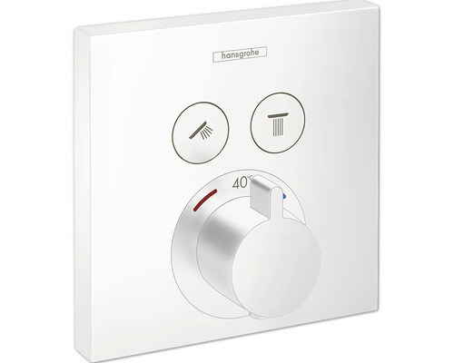 Unterputz Thermostat Dusche Badewannenarmatur Duscharmatur Küchenarmatur Waschtischarmatur hansgrohe ShowerSelect weiss 15763700
