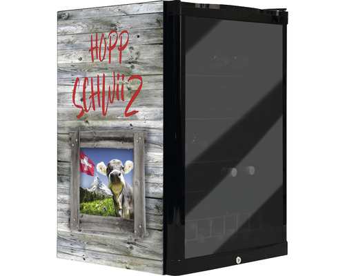 Réfrigérateur à boissons Kibernetik GK 130 Hopp Schwiiz noir 104830