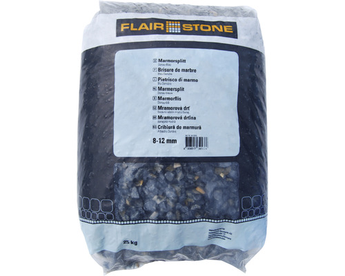 FLAIRSTONE Marmorsplitt Donau-Blau 8-12 mm 25 kg