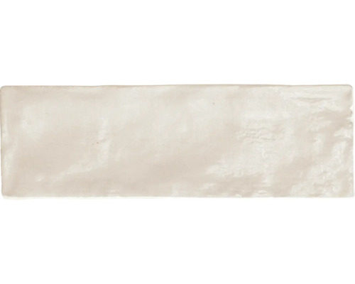 Steingut Wandfliese Riad sand 6,5x20 cm