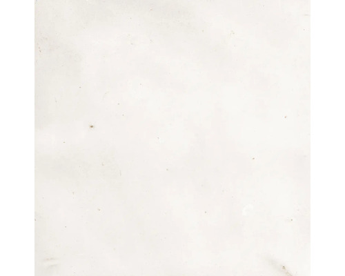 Steingut Wandfliese Riad white 10x10 cm