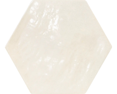 Steingut Wandfliese Riad hexa sand 16,2x18,5 cm