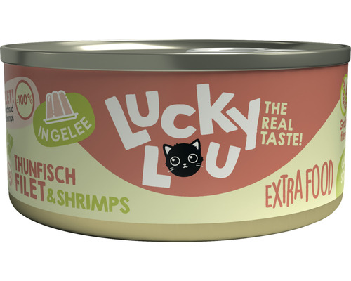 Pâtée pour chats LuckyLou thon et crevettes 70 g