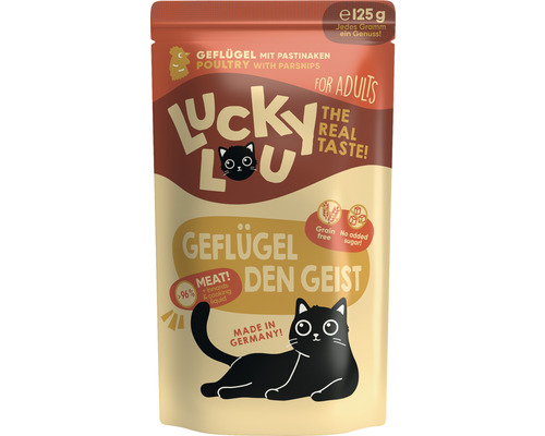 Katzenfutter nass LuckyLou Geflügel 125 g