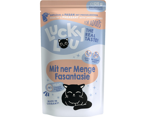 Pâtée pour chats LuckyLou Adult volaille et faisan 125 g