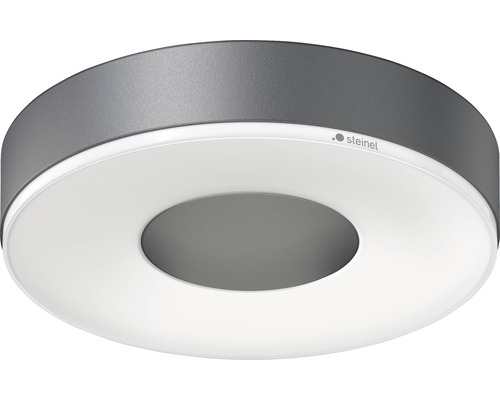 Plafonnier LED avec capteur Steinel 17,1 W 1165 lm 3000 K Ø 26,3 cm Bluetooth RS 200 SC anthracite